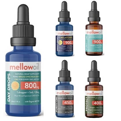 Mellow CBG, CBN, CBC Oils